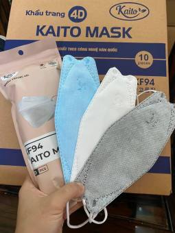 1 Thùng Gồm 300 Cái Khẩu Trang 4D MASK KF94 Công Nghệ Dập Hàng Quốc, Thiết Kế Thời Trang, Kháng Khuẩn