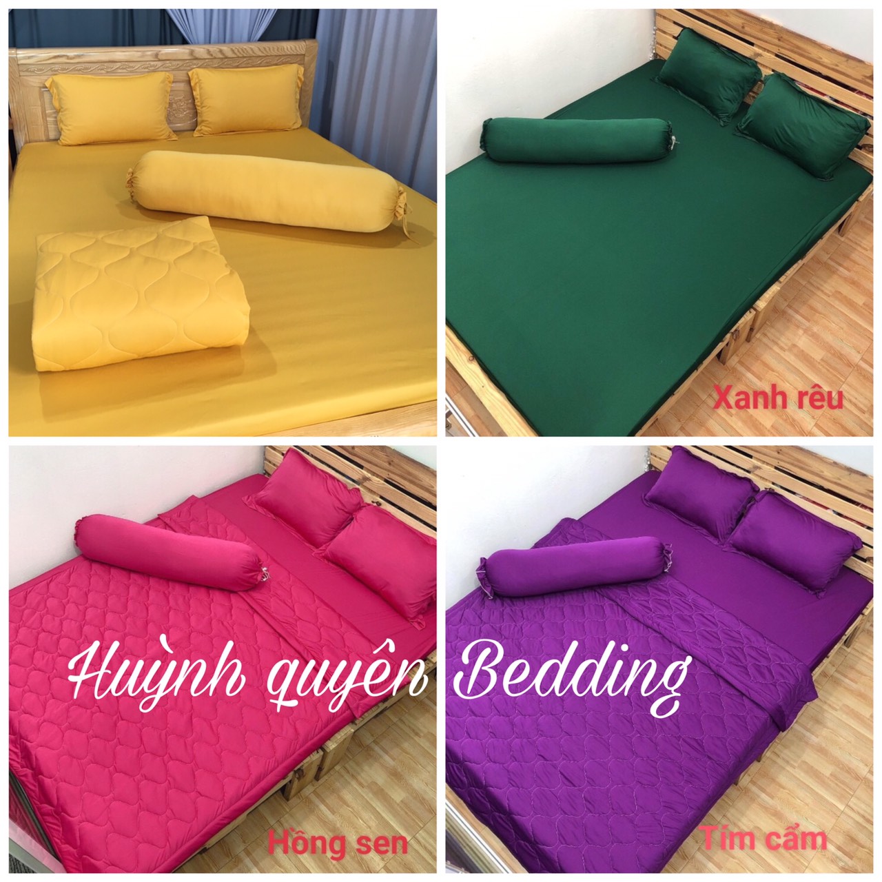 Bô drap ga thun lạnh trơn chất thun Hàn Quốc đẹp, mát