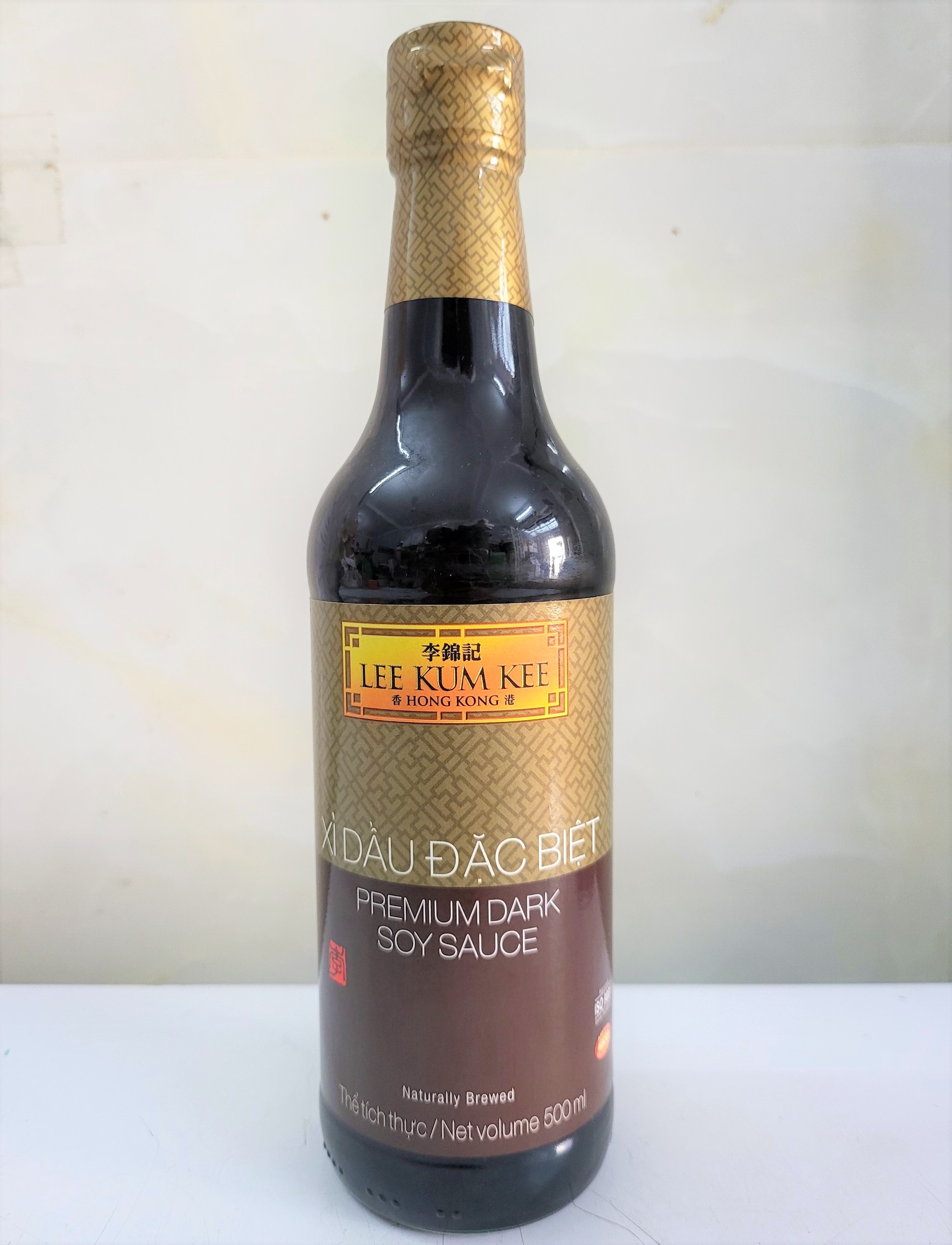 [Chai TT 500ml] XÌ DẦU ĐẶC BIỆT (Hắc Xì Dầu) [China] LEE KUM KEE Premium Dark Soy Sauce