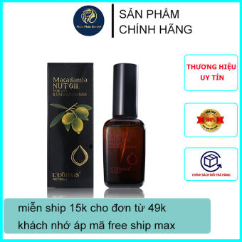 Tinh dầu dưỡng tóc MACADAMIA serum dưỡng tóc uốn Luodais NUT OIL 50ML