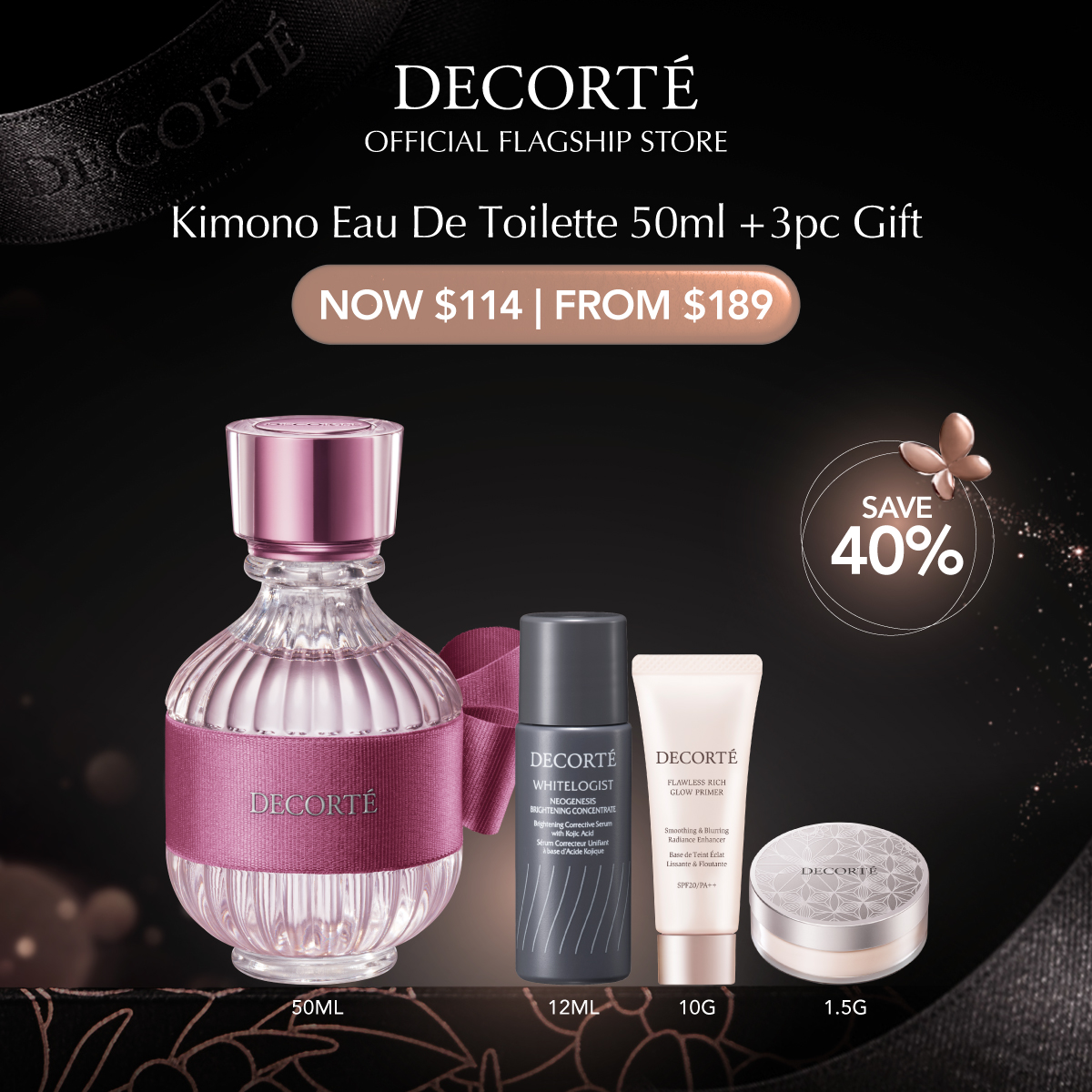 DECORTE Kimono Tsuya Eau De Toilette | Lazada Singapore