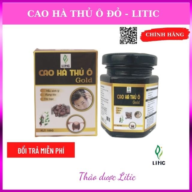 Cao hà thủ ô  100g  cho người tóc bạc sớm mạnh gân cốt táo bón mất ngủ bổ máu bổ gan bổ thận khỏe da đẹp da hồng da