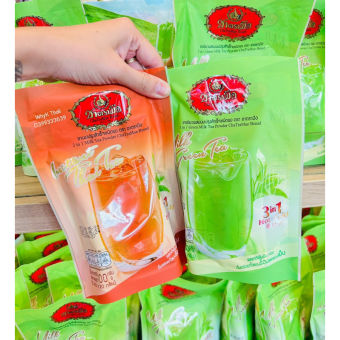 Trà sữa hoà tan Chatramue Thái xanh Thái đỏ Bịch 5 gói