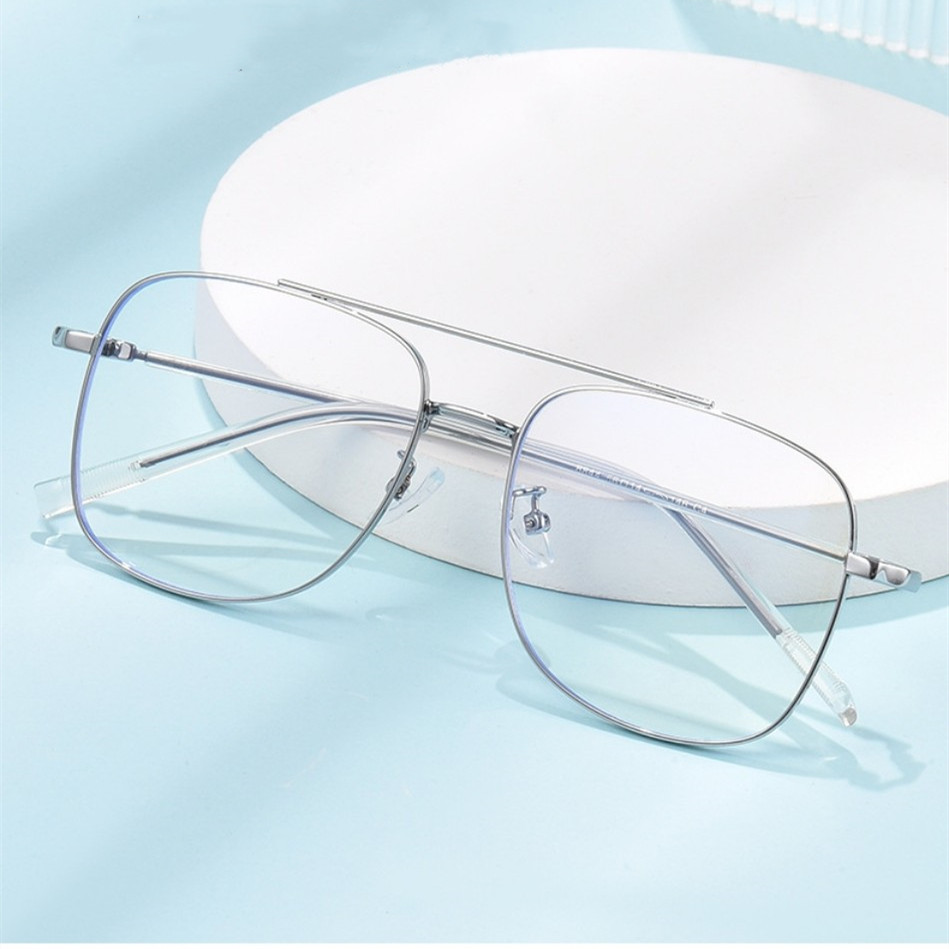 Gọng Kính Cận Viễn Dáng Vuông -Chất Liệu Hợp Kim Thanh Mảnh - Chống Ánh Sáng Xanh x72692