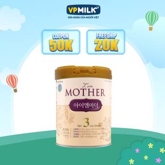 Sữa Bột I Am Mother 3 800G Nhập Khẩu Cho Trẻ Từ 6-12 Tháng
