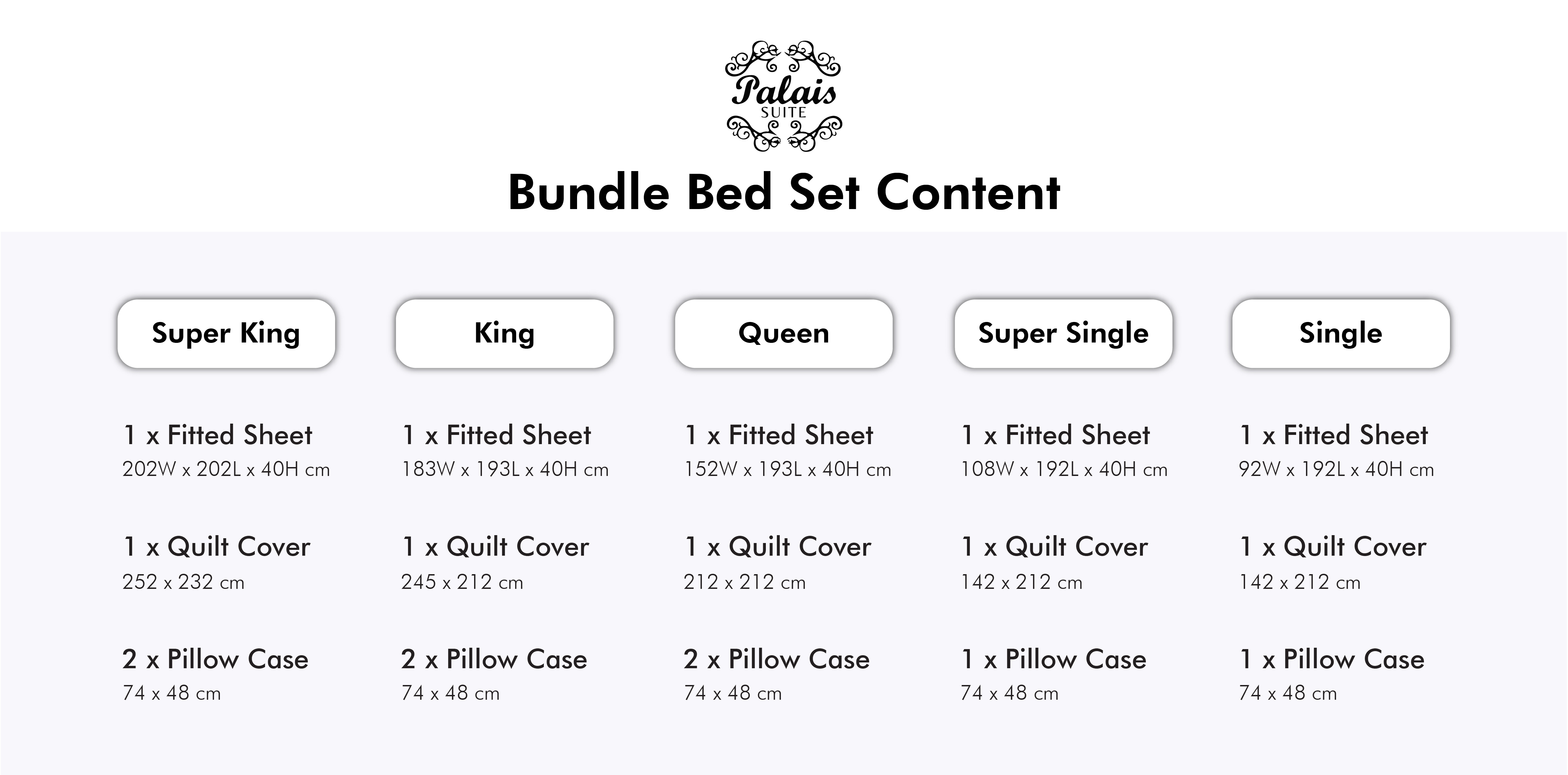 Palais Suite TENCEL™ LF Simli Gri Paket Yatak Takımı