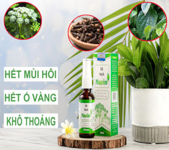 Xịt Nách Navin - Hết mùi dứt điểm - Khô thoáng vùng da dưới cánh tay - TT365