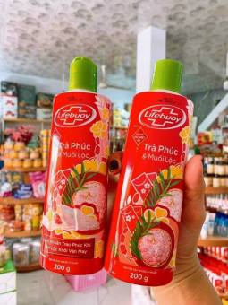 Sữa tắm Lifebouy trà phúc&muối lộc 200g(hàng tách sét) phiên bản đặc biệt tết