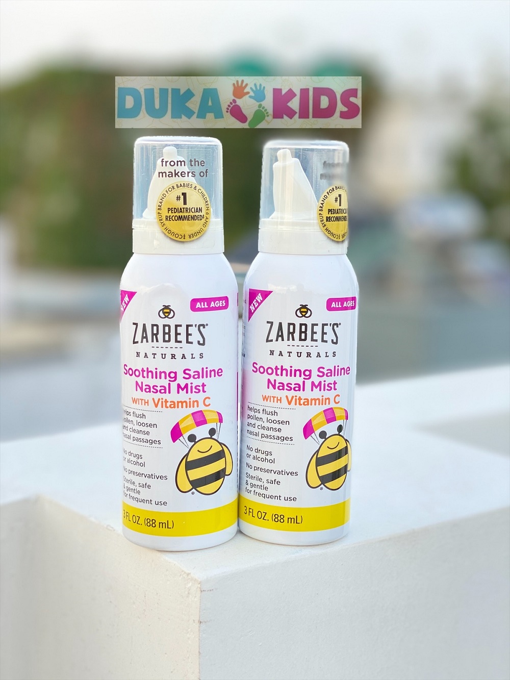 Xịt mũi Zarbee's Naturals Children's Nasal Vitamin C chai 88ml