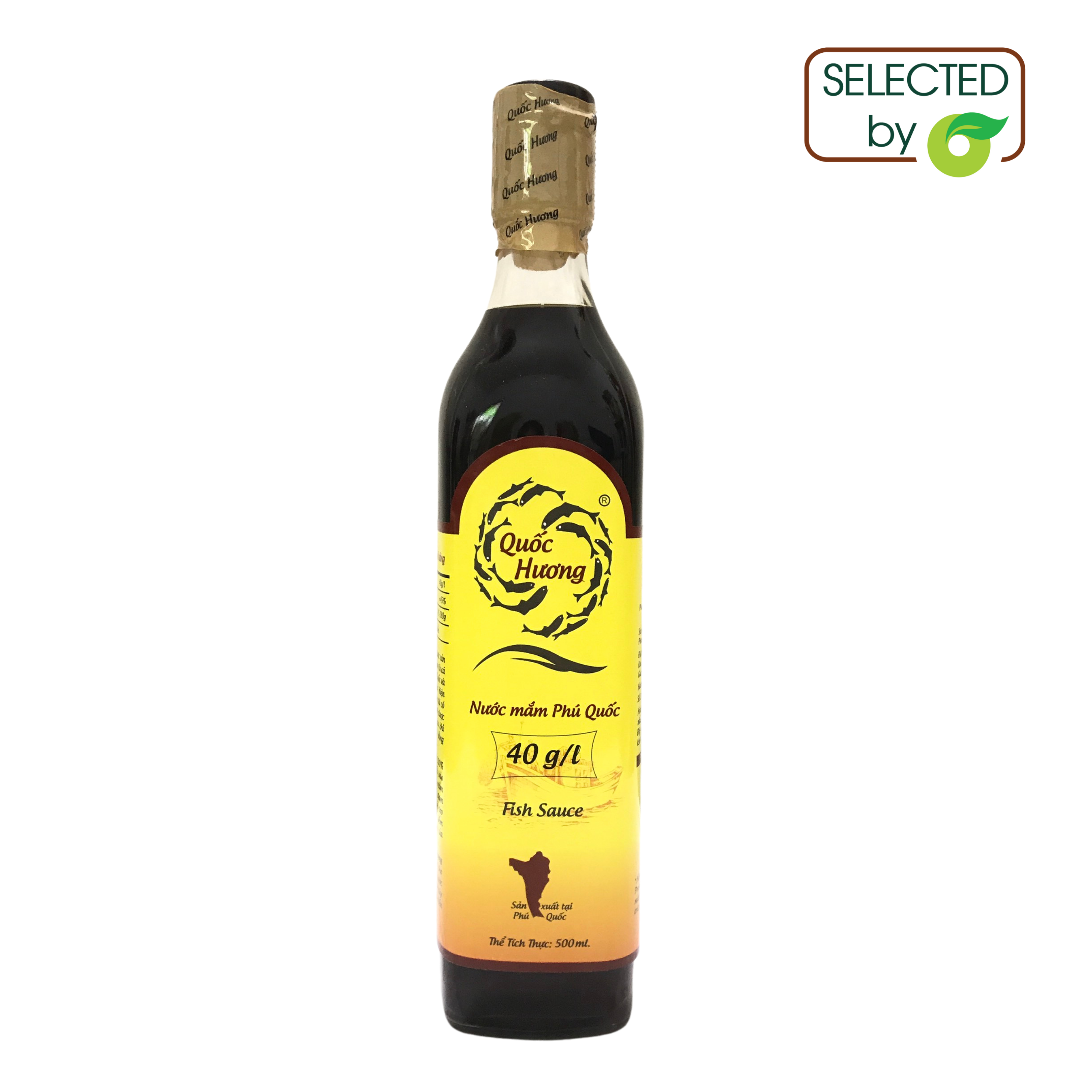 Nước mắm quốc hương 40 độ đạm 500ml