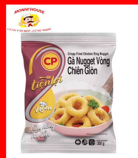 1Kg Gà Nugget Vòng Chiên Giòn Cp/ gói 300g