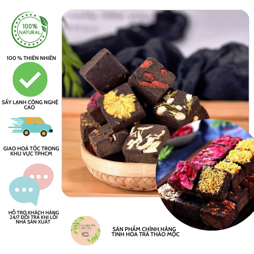 Combo 10 viên trà Đường Nâu đủ vị_tinhhoatrathaomoc