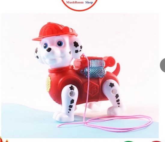 Đồ chơi chó cứu hộ paw patrol - dắt dây chạy pin hát nhạc vui nhộn cho bé- tặng pin