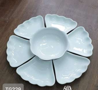 Bộ đĩa hoa mặt trời, bộ bát đĩa cúng gia tiên