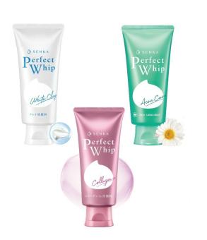 Sữa Rửa Mặt Tạo Bọt Senka Chiết Xuất Đất Sét -  Perfect White Clay - 120g