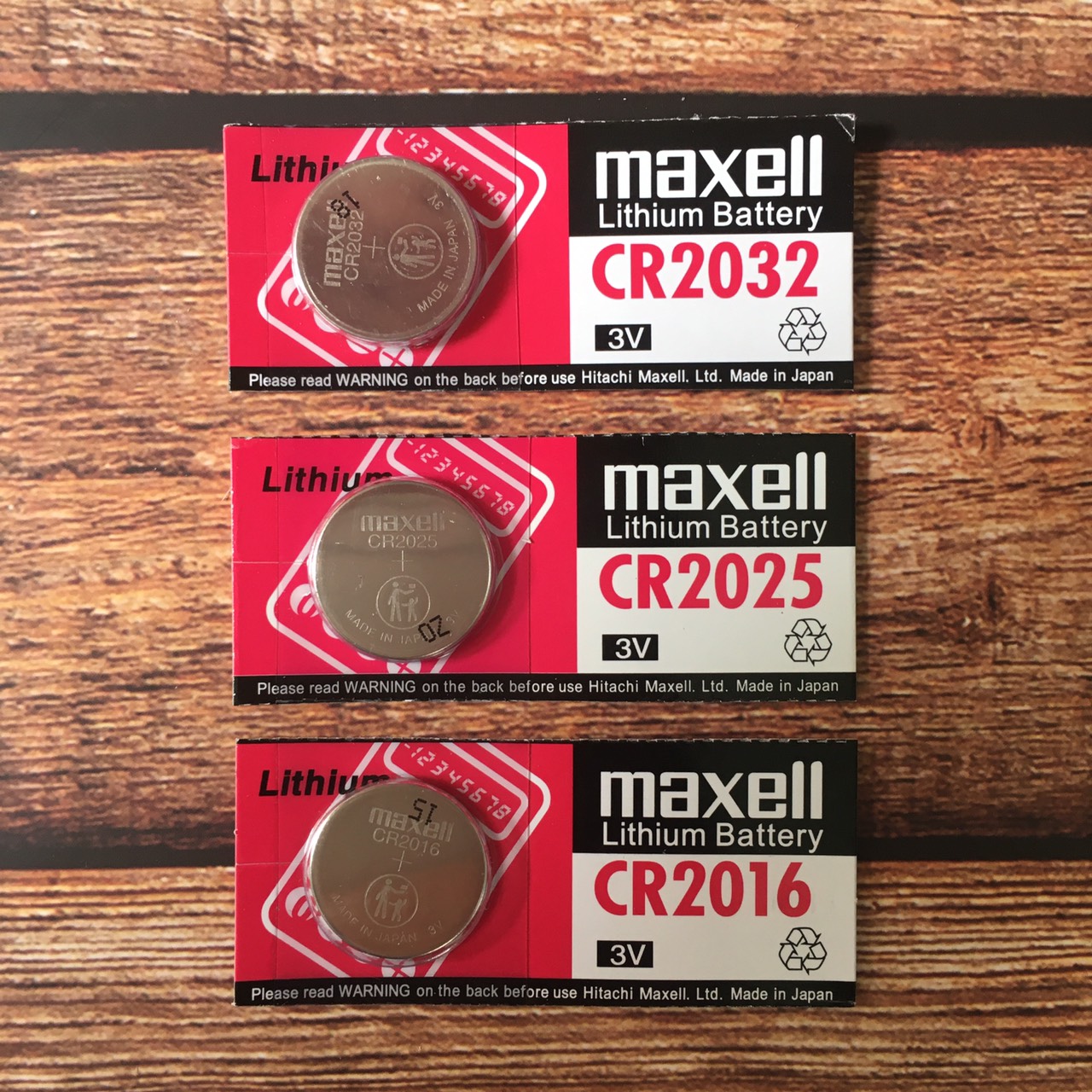 Pin maxell cr2032 cr2025 cr2016 lithium nhật bản 1 viên 3v