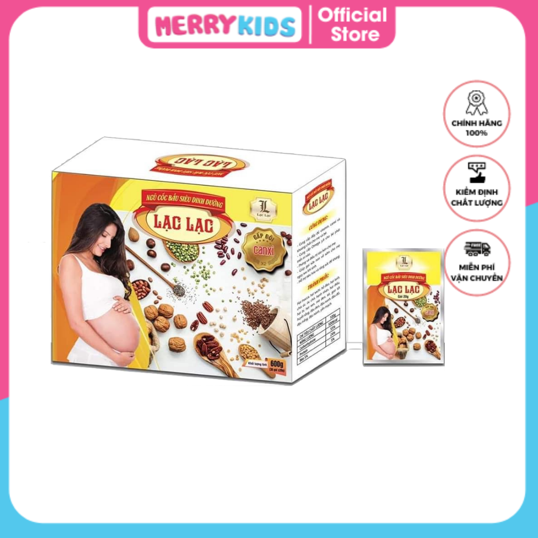 Combo 2 hộp bột ngũ cốc bầu lạc lạc cho mẹ bầu - ngũ cốc lạc lạc bầu chính hãng giàu dinh dưỡng