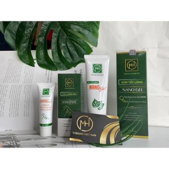 CHÍNH HÃNG - Kem tẩy lông/ wax lông NANO gel - tặng kèm serum chống mọc lông Nano