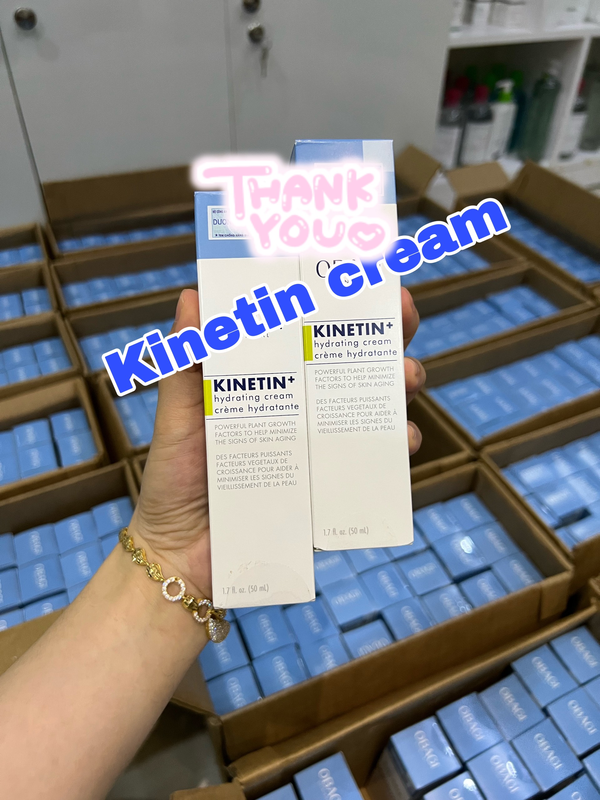 Kinetin + hydrating cream kem dưỡng phục hồi da
