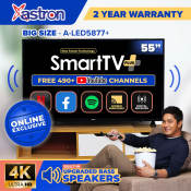 Astron 55" Smart TV+ with 4K Resolution and Netflix