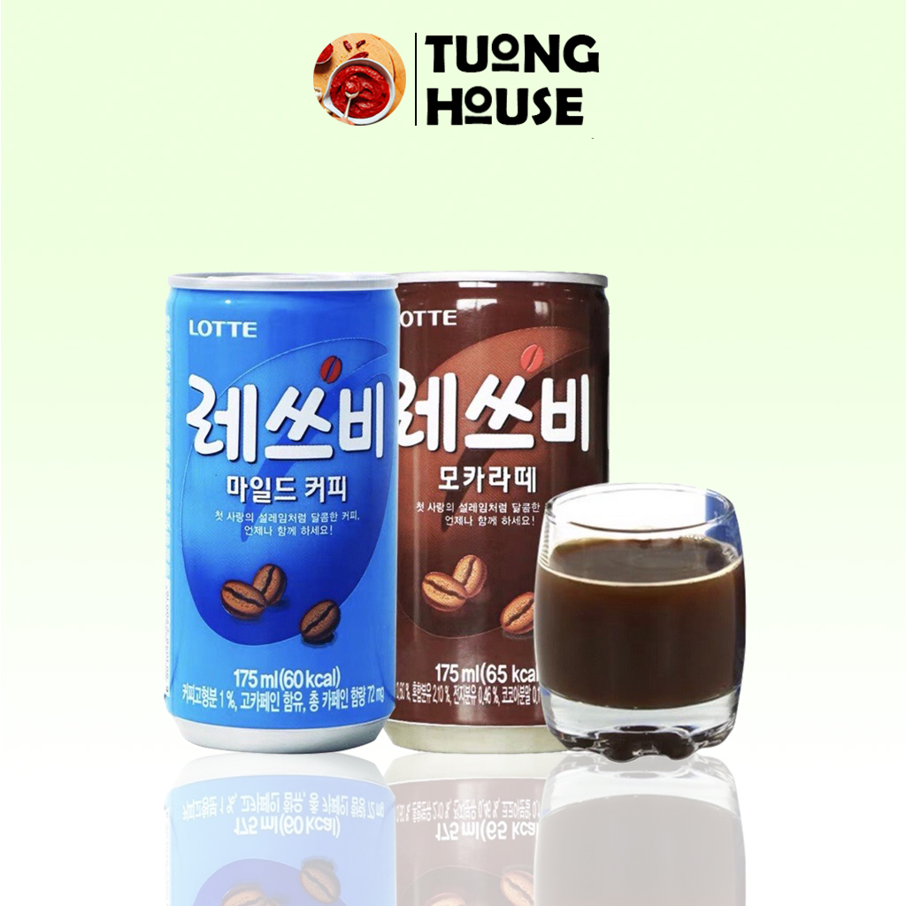 Cà phê lets be mocha latte 175ml - 레쓰비 모카라떼 175ml