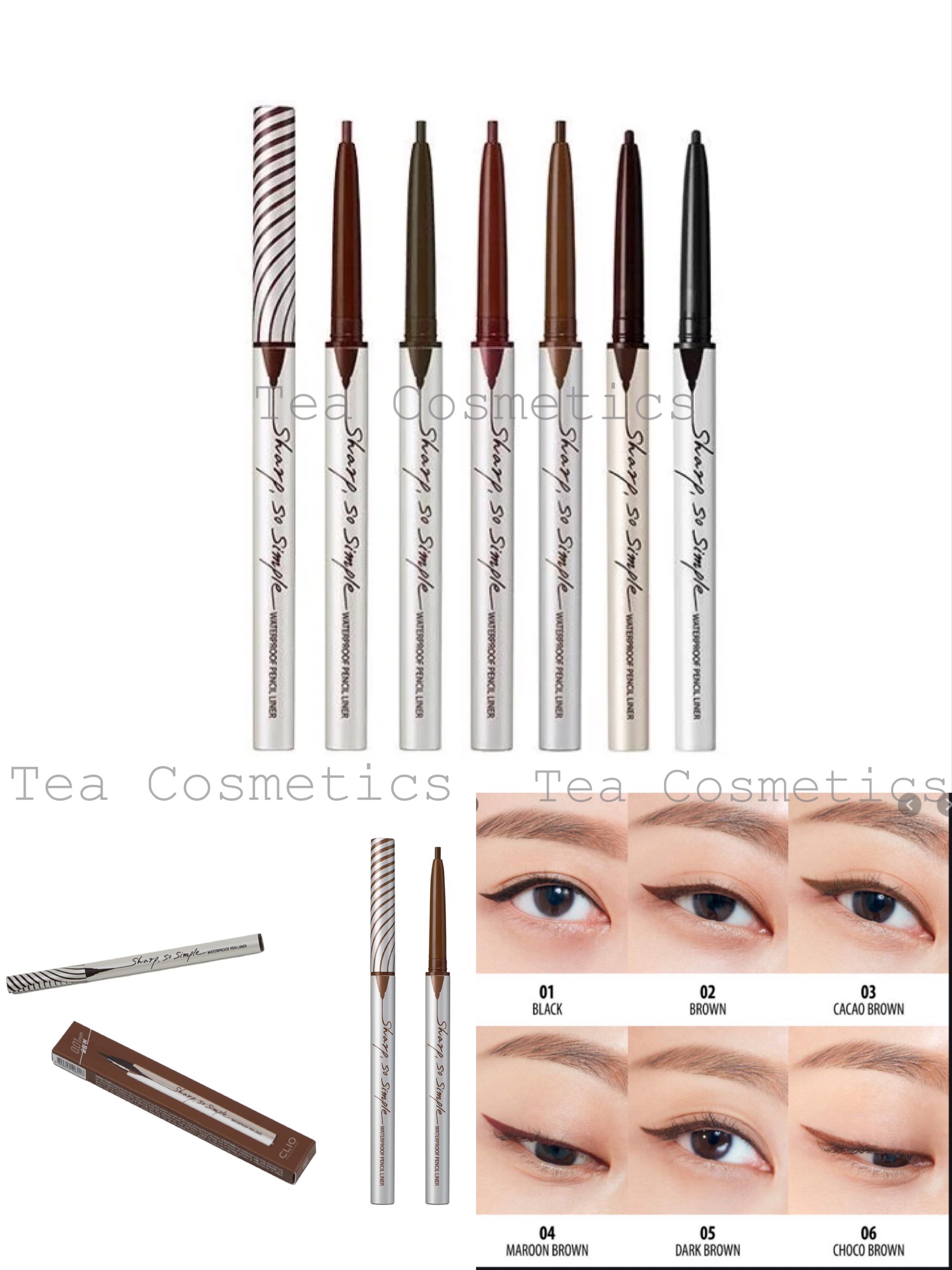 Chì kẻ viền mắt CLIO SHARP SO SIMPLE WATERPROOF PENCIL LINER 0.14g