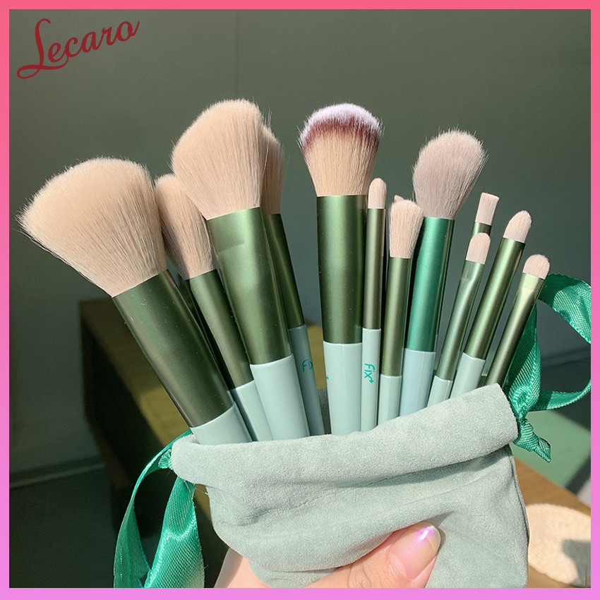 [HCM][HOT TREND] Bộ Cọ Trang Điểm FIX 13 Món Chính Hãng Mẫu Mới Kết Hợp Cùng Kem Che Khuyết Điểm Phấn Trang Điểm Son Môi Kẻ Mắt Chì Kẻ Mày Mỹ Phẩm Nội Địa Trung Lecaro