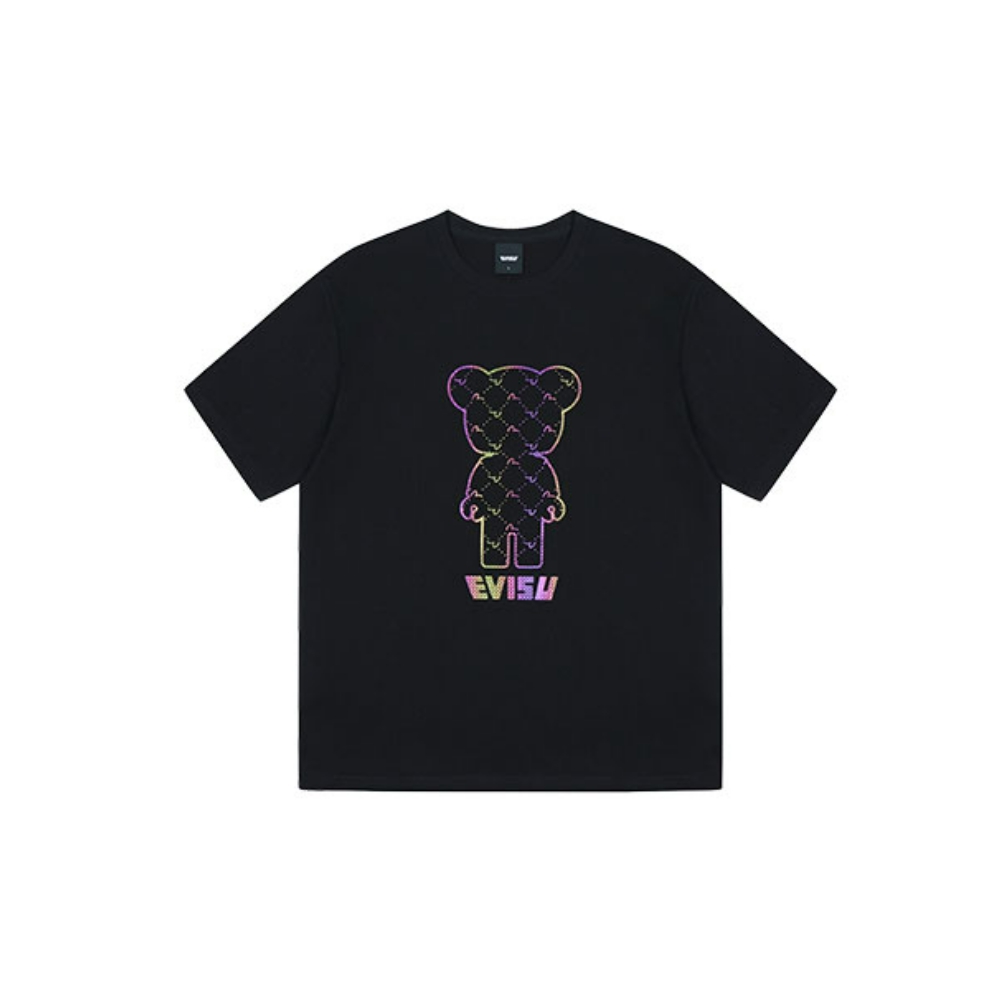 KOREA Bear Brick Monogram Loose Fit T Shirt (2024 New) · v3
