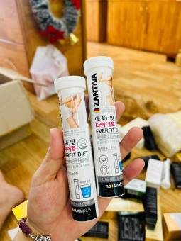 Viên Sủi giảm cân Zantiva Hàn Quốc ống 20 viên
