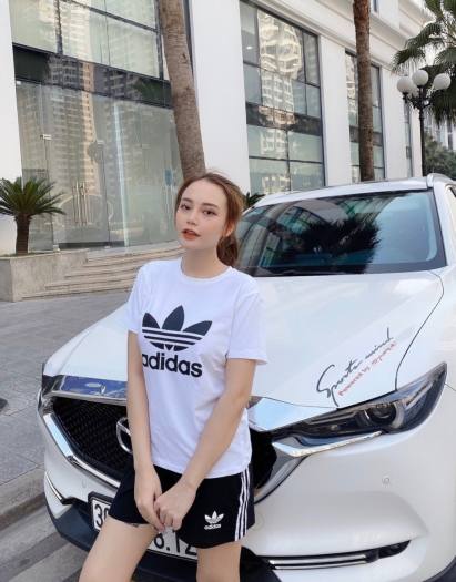 Set bộ quần áo adidas nữ; Bộ đồ mặc nhà nữ vải cotton siêu xinh, thấm mồ hôi cực tốt; Đồ bộ đồ đẹp; Đồ ngủ; Bộ lửng-Đan cherry