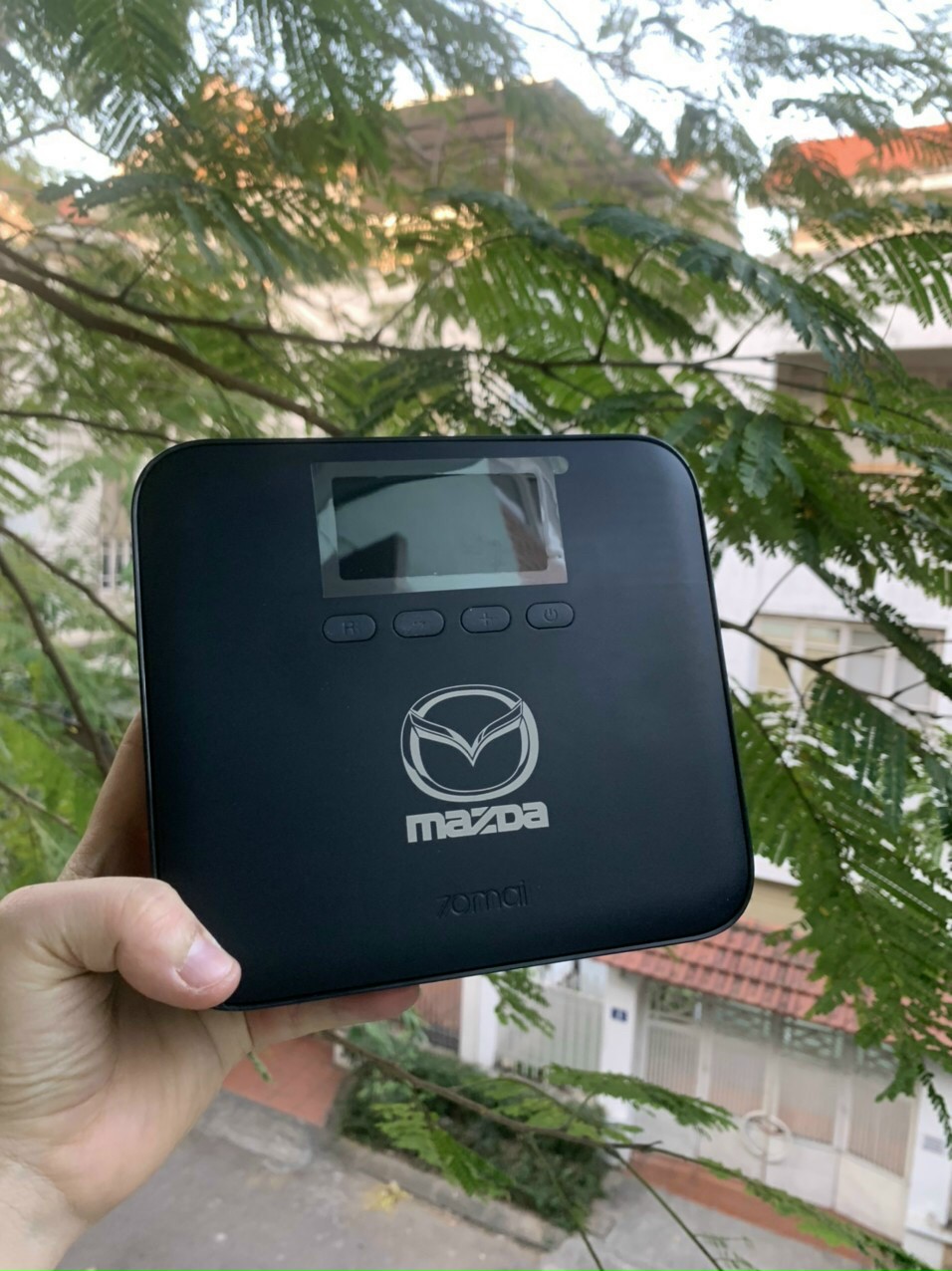 Máy bơm lốp xe ô tô 70mai midrive tp03 nhỏ gọn mini bơm khoẻ - thương hiệu mazda vv