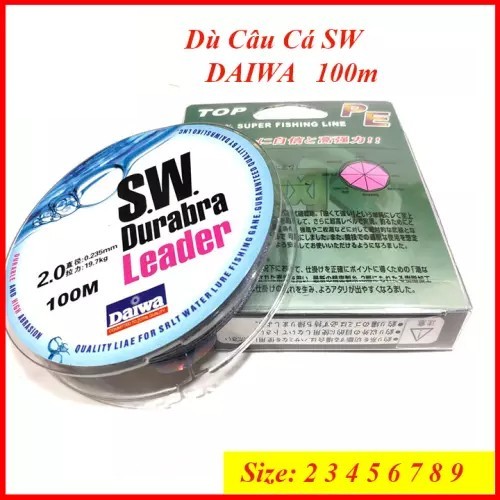 Dù câu daiwa sw durabra leader 100m