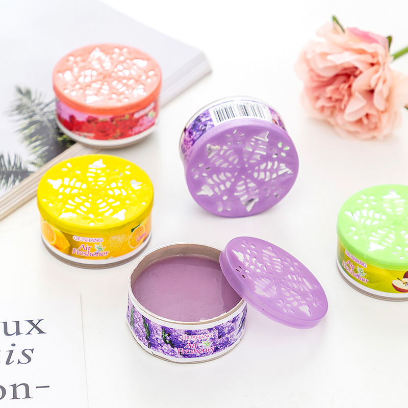 Sáp thơm để phòng, khử mùi xe hơi, ô tô - nến thơm hương hoa quả tự nhiên khử mùi hôi toilet