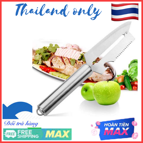 Dao bào gọt rau củ quả khui bia đánh vảy cá đa năng bằng inox