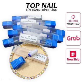 Đầu mài sứ đầu tròn mịn vừa(M)