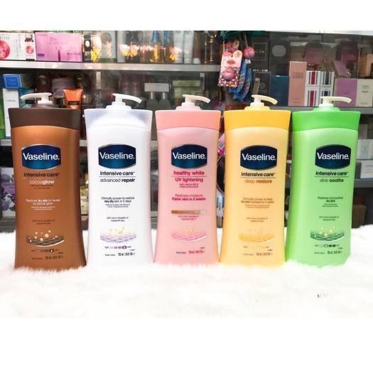 Dưỡng thể Vaseline Mỹ 725ml #Màu vàng