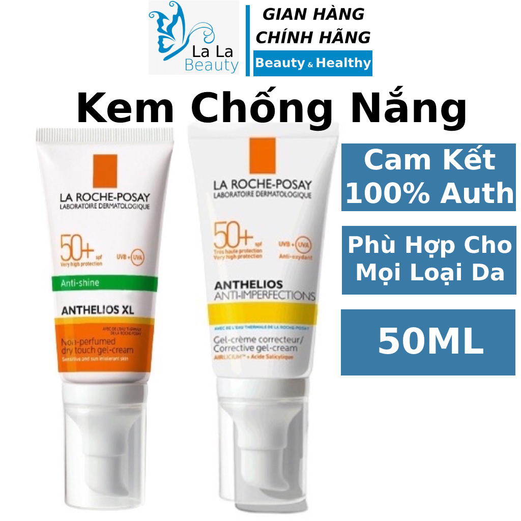 Kem chống nắng la roche posay - kem chống nắng la roche posay anthelios anti-shine cho da dầu, da khô, da nhạy cảm lala cosmetic
