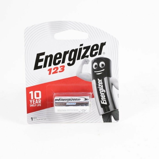Vỉ 1 viên pin energizer cr123 lithium 3v