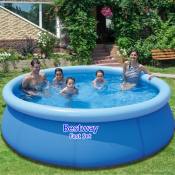 Bestway 8ft Fast Set Round Swimming Pool with Pump
