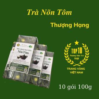 Trà Thái Nguyên Nõn Tôm Thượng Hạng 1kg Trà Xanh Tâm Thái Trà Nõn Tôm Tân Cương Thái Nguyên 10 gói 100g