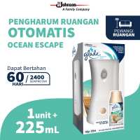 Glade Matic Device + Refill - Ocean Escape 146gr / 225mL Dengan Konsentrat Fragrance