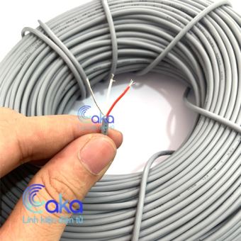 Dây tín hiệu chống nhiễu 28AWG 2 lõi chính 1 lõi mass