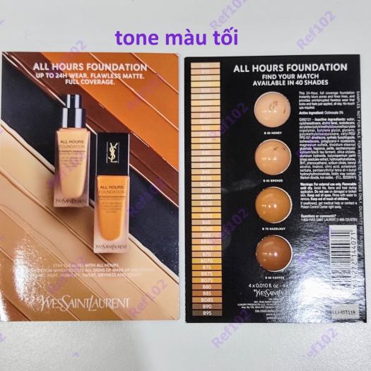 Kem Lót Ysl Primer All Hours Sample Makeup Kem Nền Kem Lót Nhiều