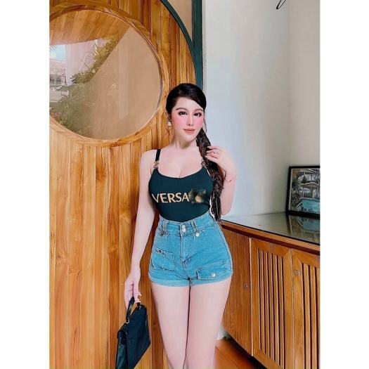 Áo 2 Dây Chốt Sắt In Chữ_Shop Thủy Tiên LZD