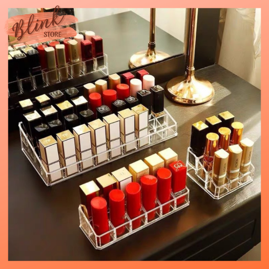 Kệ đựng mỹ phẩm, SON MÔI.Thiết kế 9/12/24/36 ô. Chất liệu mica trong suốt, dày dặn siêu bền dùng trang trí góc trang điểm, tiết kiệm diện tích và dễ dàng chọn màu son. Thanh toán khi nhận hàng.