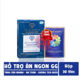 Viên Ăn Ngon GG hỗ trợ kích thích tiêu hoá, giúp ăn ngon ngủ ngon, hỗ trợ tăng cân an toàn hiệu quả