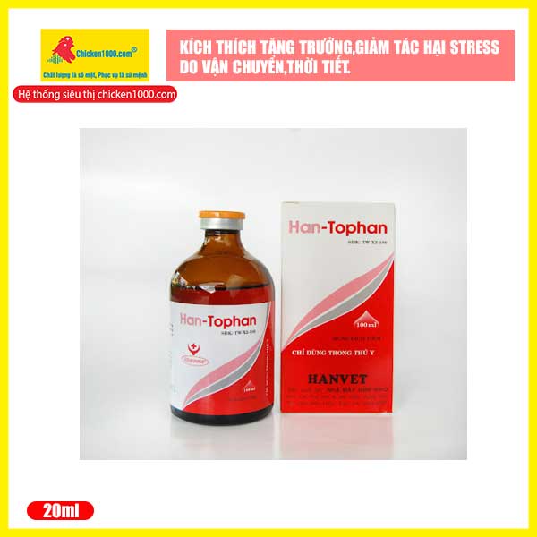 Thuốc thú y han tophan hanvet bổ sung vitamin b12 cho vật nuôi