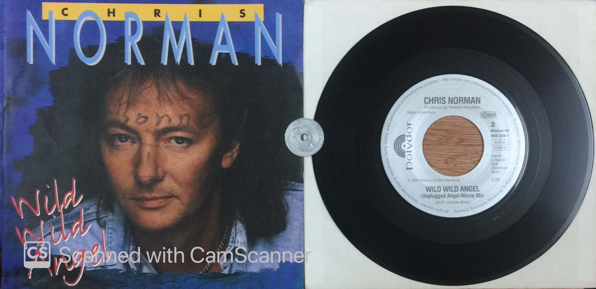 stereomate - Đĩa than - Single Vinyl - 7 inch 45RPM: Chris Norman - Wild Wild Angel