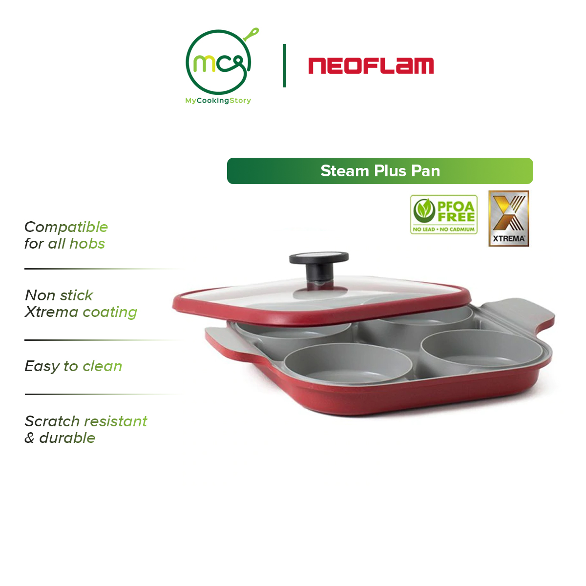 Gambar My Cooking Story   Neoflam Steamplus Two Handle Pan