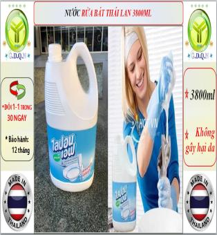 Can 3.6 lít nước rửa chén bát Thái Lan, nước rửa bát, rửa chén Thailand